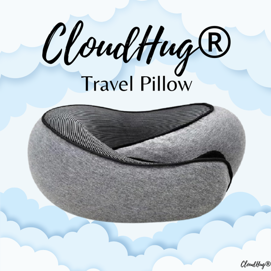 CloudHug® Memory Foam Travel Pillow